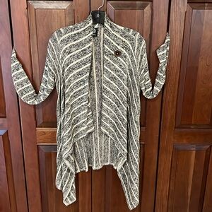 Bobeau open cardigan